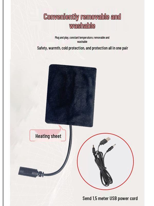 Warm USB Heated Touchscreen Gloves for Autumn & Winter - Non-slip, Full Finger for Cycling, Mountaineering & Skiing.