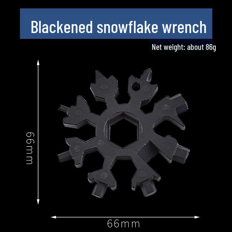 Original Snowflake 18-in-1 Hexagonal & Octagonal Multifunctional Stainless Steel Tool Card