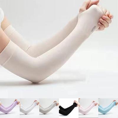 Manchon de protection solaire en soie glacée pour les mains, manchon de conduite avec protection solaire