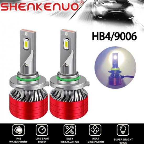 For Chevy Silverado 1500 2500HD 2003-2006 LED Headlight Low BEAM Bulbs kit 6000k