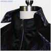 2025 Steampunk Women Men Medieval Dress Costume Velet Stand Collar Tailcoat Gothic Vampire Cosplay Jacket Coats
