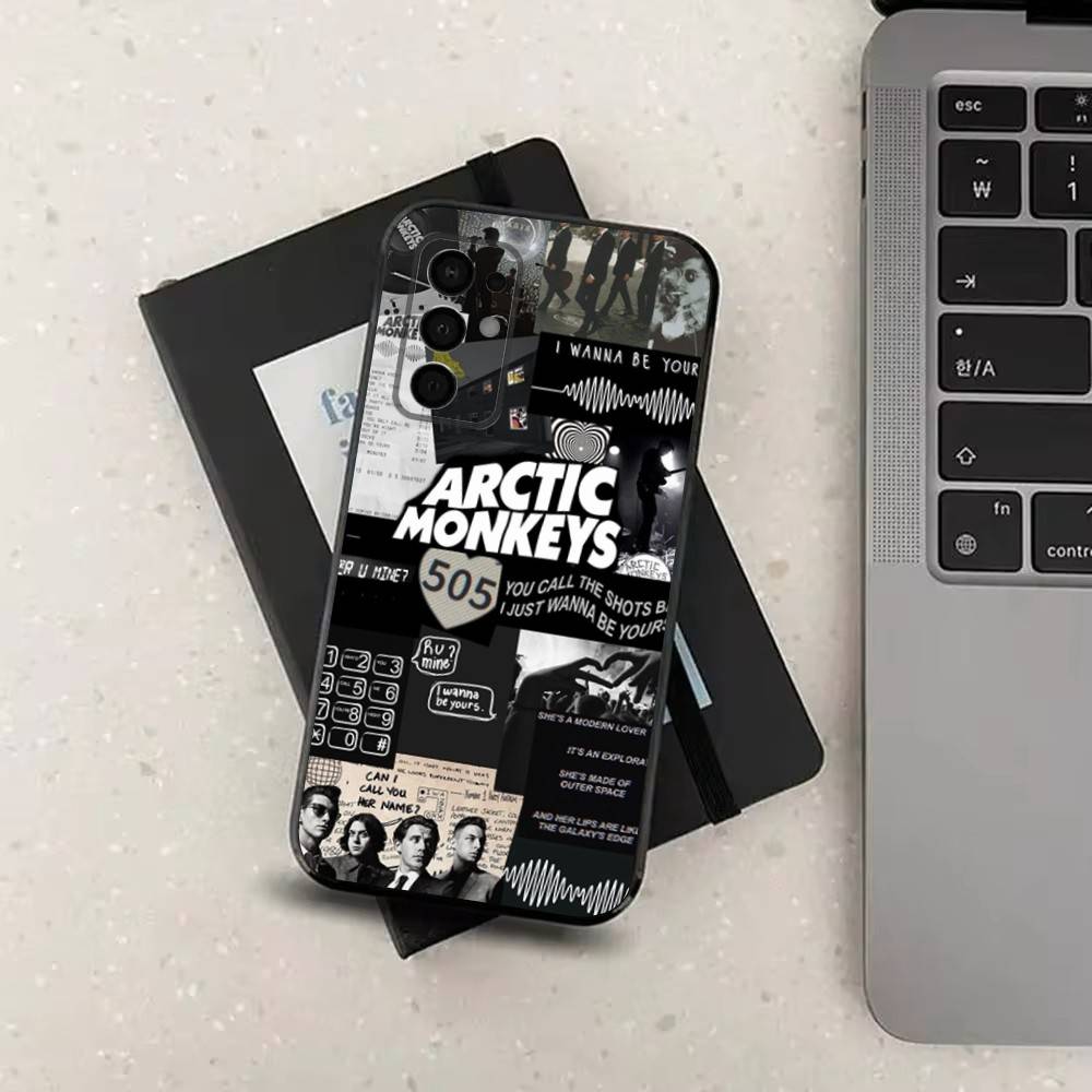 Band A-Arctic M-Monkeys For Samsung Galaxy A53,31,52,72,41,Note,J7,8,9,5G,22,73,32,71, Soft Black Silicone Case
