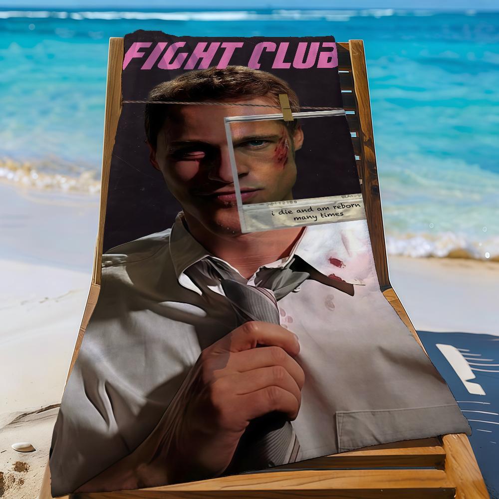 Classic Movie Fight Club Towel Sports Quick Dry Travel Camping Gear Sandproof Soft Light Large Beach Towel