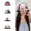 Breathable Reversible Bucket Hat Double Sided Wear Hat Fishing Climbing Hunting Travel Fisherman Hat for Adult Teen