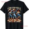 Where Them Fans At Boots On The Ground Funny Western Dance T Shirt Vintage Graphic Streetwear Homme Breathable Casual