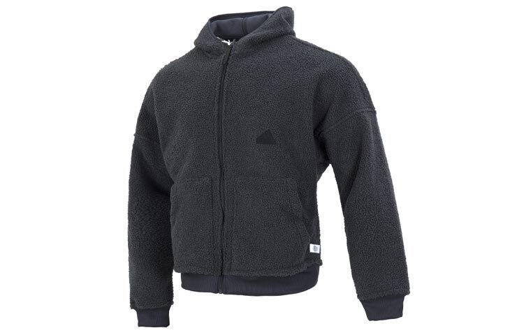 adidas New Polar Reversible Hooded Fleece Jacket HG2076 L