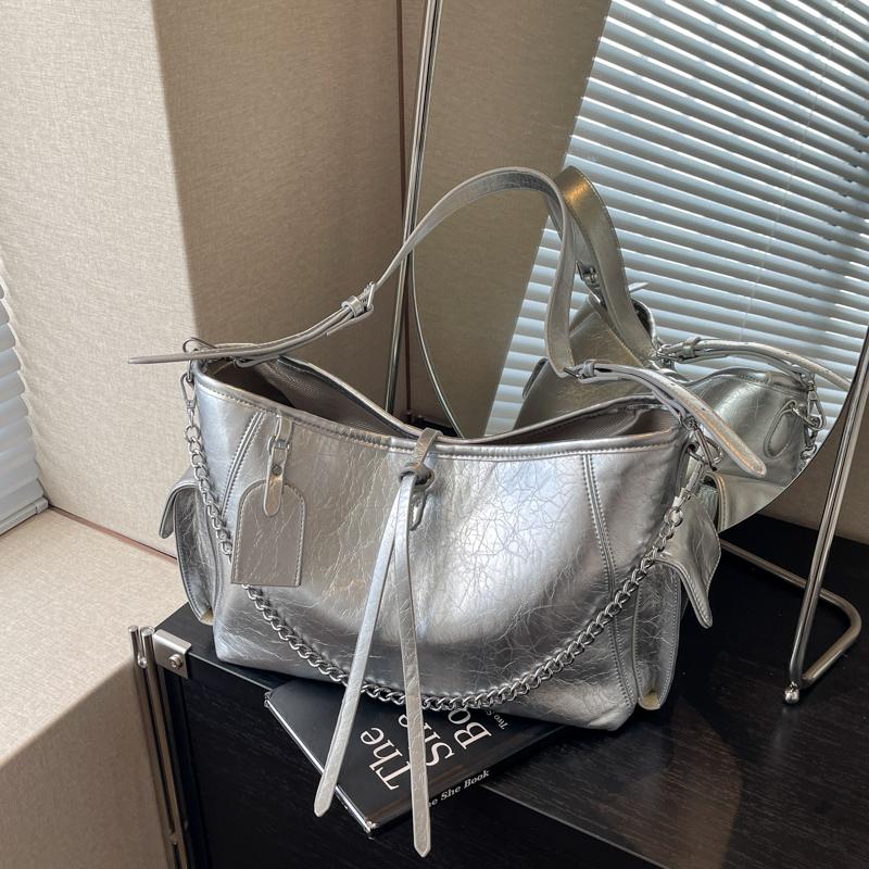 

Новая высококачественная, вместительная женская сумка, уникальная черная сумка для пельменей на цепочке с ремешком через плечо