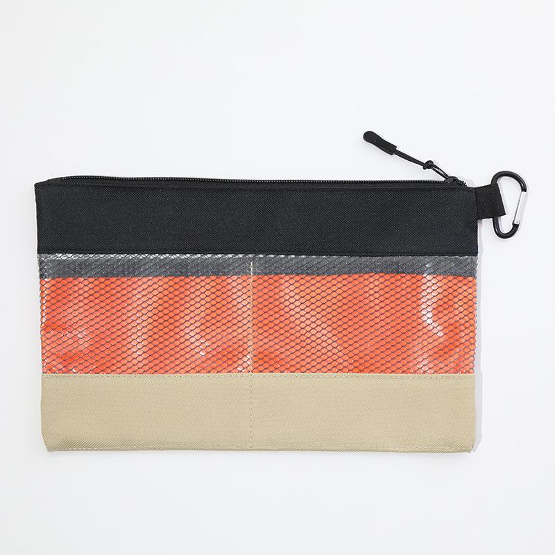Large Capacity Multi-Functional Transparent Waterproof Tool Bag with Hooks