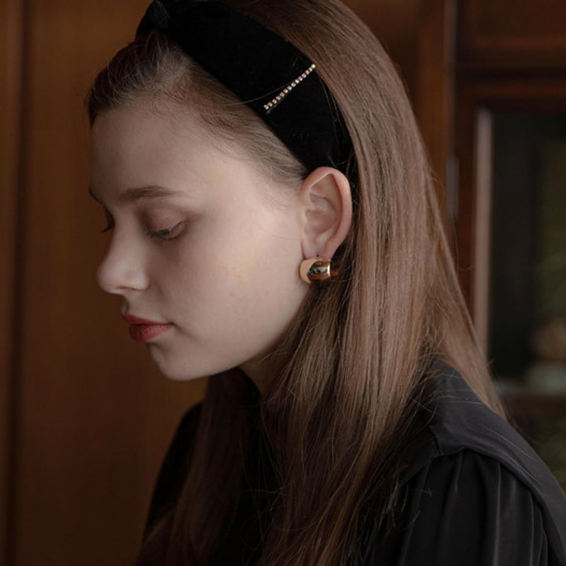 

Жан Поль Кларисс Камень Бархатная Лента Повязка для Волос JP-21-019HB BURGUNDY