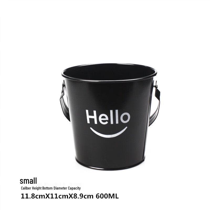 ZISIZ Trendy Mini Stainless Steel Ice Bucket