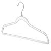 Plastic Hangers for Clothes with Anti Slip Grooves and Multiple Colors for Adults Kids