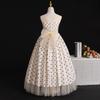 Teenage Mesh Princess Dresses Bat Mitzvah Girls Dresses Women High School Students Long Parent-Child Dresses Women