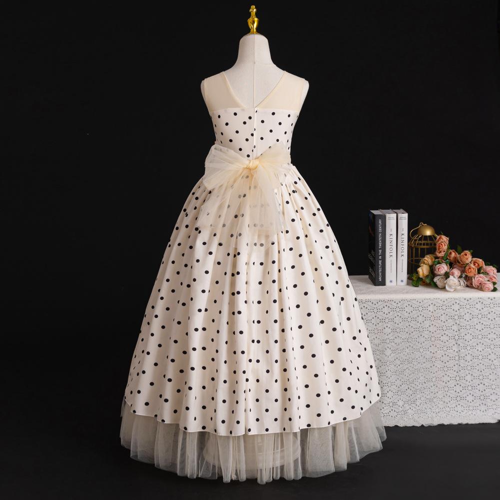 Teenage Mesh Princess Dresses Bat Mitzvah Girls Dresses Women High School Students Long Parent-Child Dresses Women
