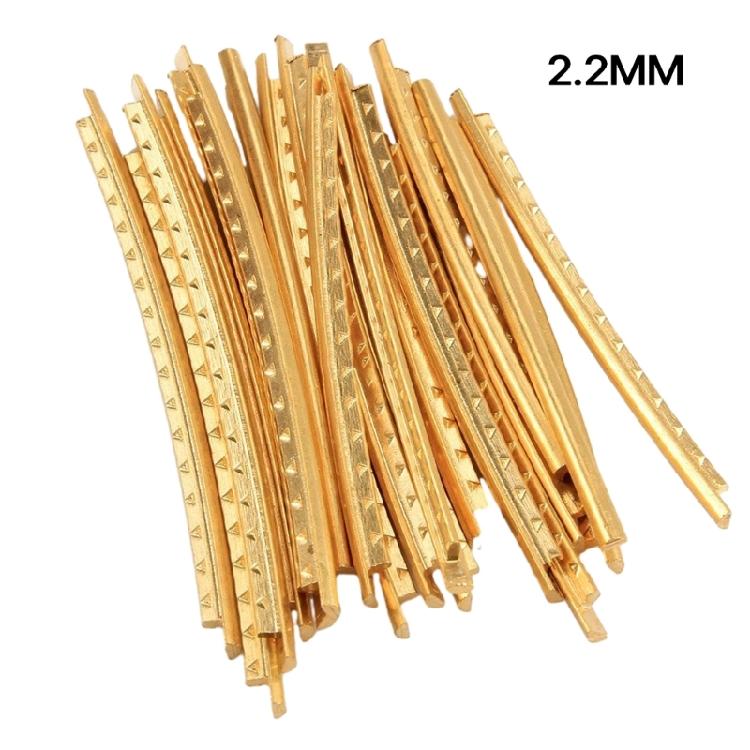 20Pcs Brass Fretwire Sets for Electric Guitar Bass Fingerboard 19 Frets 22 Frets