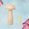 Thread Needle Holder Socks Patching Tool Darning Mushroom Wooden Darning Tool Sewing Accesaries