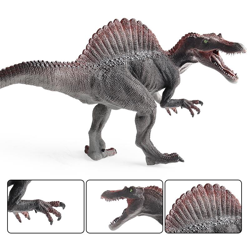 Oenux Jurassic Dinosaurus Indominus Rex Mosasaurus Saichania Dilophosauridae Spinosaurus Modell Actionfigurer Samling Leke for Barn