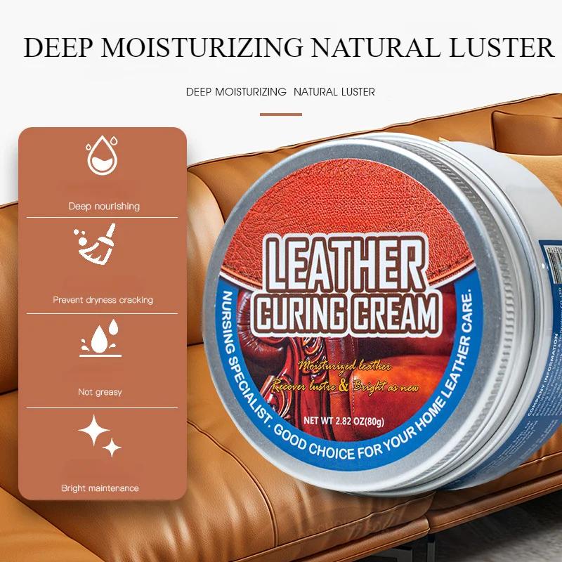 Leather Cream Leather Conditioner for Leather Pant Bag Shoes Furniture Car Seats Polishing Nourishment Care Leather Maintenance