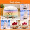 Birthday Cake Plush Toys Rainbow Cake Design Soft Stuffed Dolls Gifts Girls