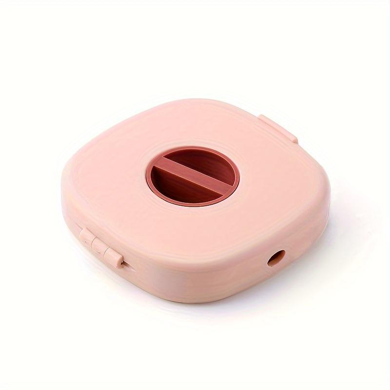 Portable Wire Winder, Travel Wire Storage Box In 3 Colors, Retractable Wire Winder Holder-Fits Data Cable, Mouse Cable, Headphone Cable