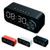 MP3 Alarm Clock, FM Radio, and Multifunction Music Player Wireless Bluetooth Speaker LED Display, Stereo Bass Bluetooth Speaker