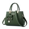 Danbaoly Large Capacity Handbag for Women Tote Shoulder Bag with Bow Accent and Star Charm Adjustable Crossbody Strap