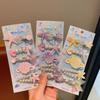 Summer Ocean Starfish Shell Hairpin Cute Children'S Hairpin Duck Beak Clip Pearl Hair Accessories Headgear Clip Girl