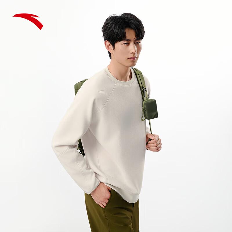 Anta Men's Winter Fleece Pullover Sweatshirt