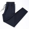 Pantaloni da uomo traspiranti con coulisse, pantaloni casual comodi, tinta unita