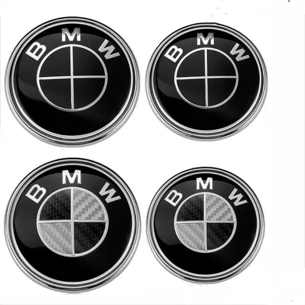 1pcs 74mm 82mm Black White Car Emblem Front Hood Rear Trunk Badge for BMW E46 E39 E38 E90 E60 E92 E93 X1 X3 X2 X5 djbf00