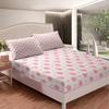 Cartoon Fruit Peach Pattern Bed Hat Four-piece Bedding Set Bedroom Dormitory Bedding Decoration