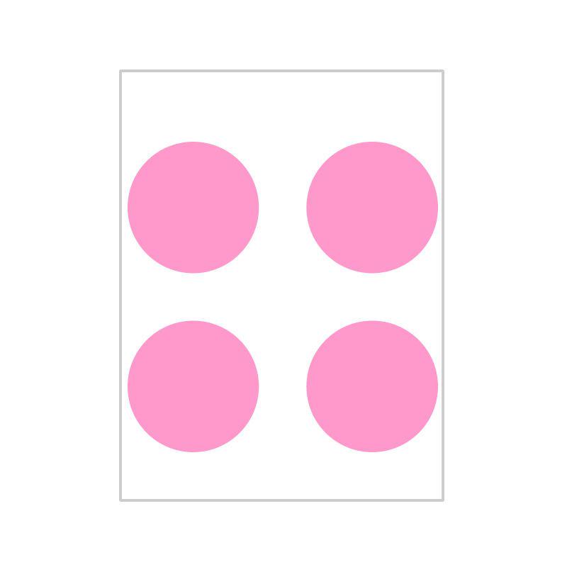 10 Colors Mixed Polka Dot Round Label Stickers: Small & Large, Red, Yellow, Blue, Green, Pink, White, Black, Orange