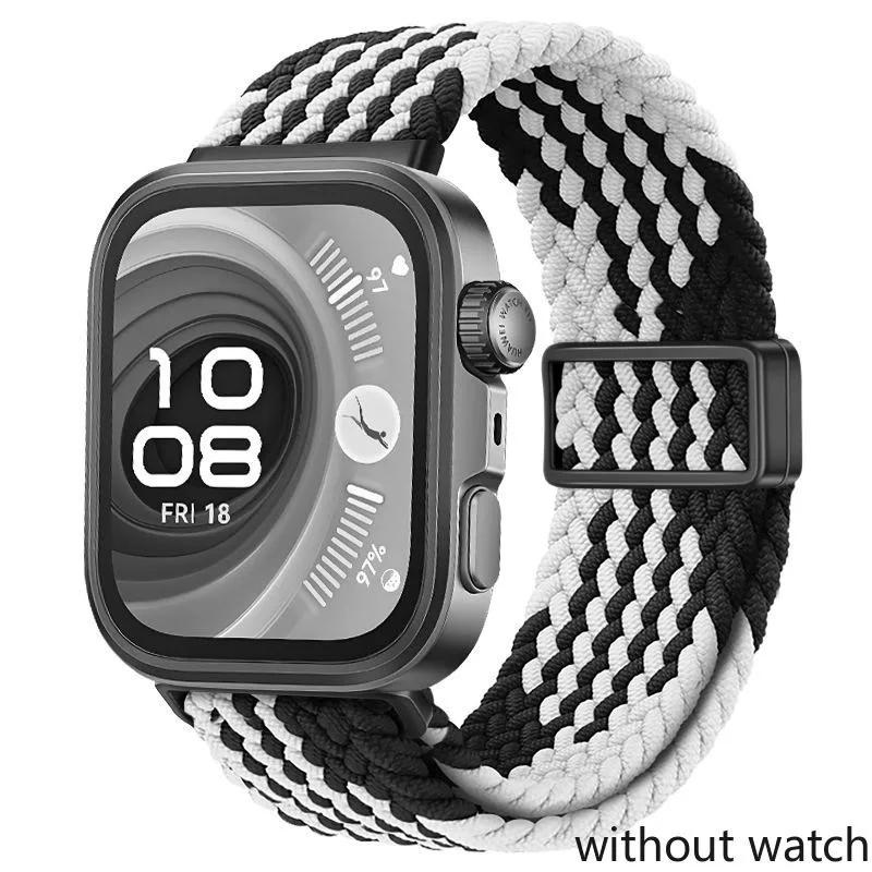 Nylon Magnetic Strap for Huawei Watch Fit 4/3 Braided Breathable for Huawei Watch Fit 4 Pro Sport Bracelet Watchband Accessories