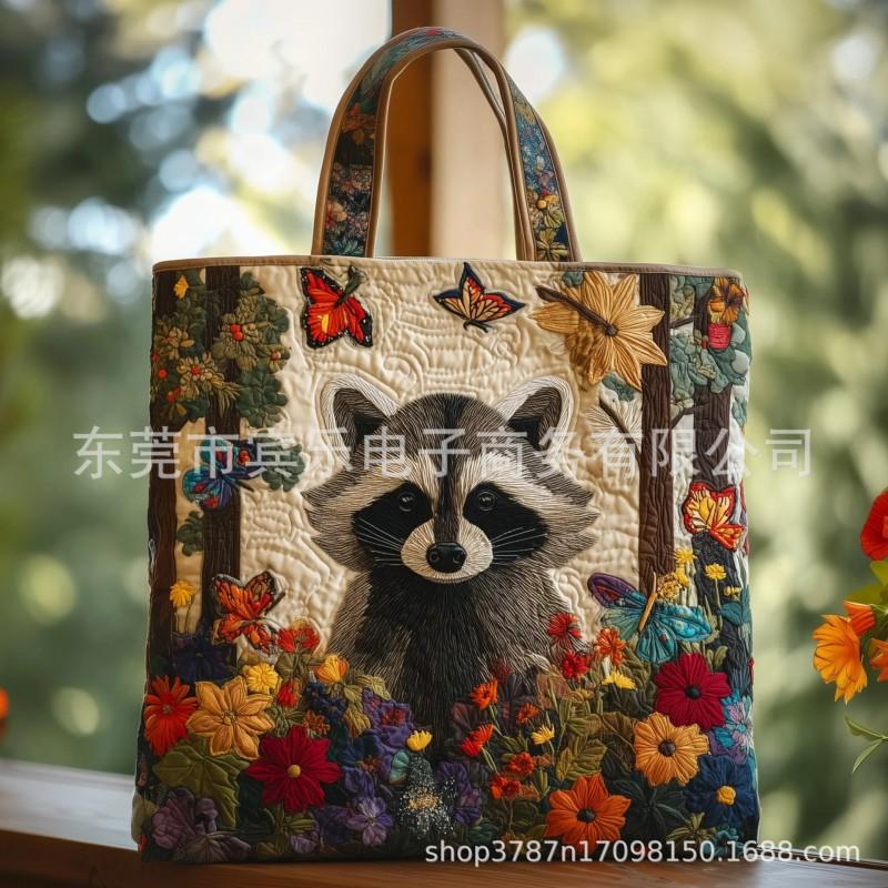 3D Printed Tote Bag Crossbody Women 600D Oxford Fabric Fashion Handbag