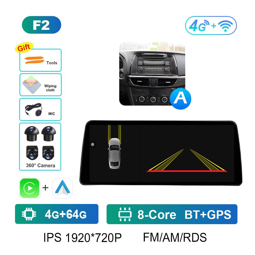 for Mazda ATENZA 2014 2015 - 2016 Car Multimedia Video Radio Player Wireless Carplay GPS Navigation Accessories Cooling fan WIFI
