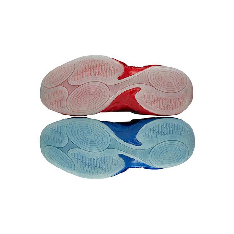 Anta Kids Asymmetrical Comfortable Mid-Top Basketball Shoes Kids sneakers Blue Red 312131110R-3