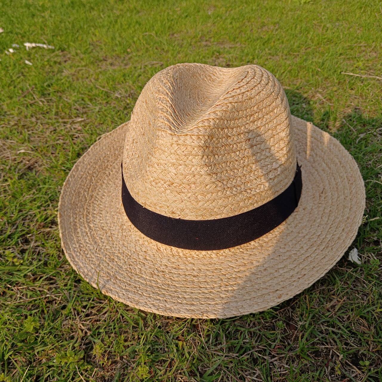 Женская соломенная шляпа из рафии, женская богемная соломенная шляпа, женская отпускная шляпа от солнца, пляжная летняя отпускная джазовая шляпа, панамская шляпа от солнца M56cm-58cm