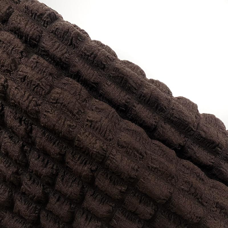 3D Bubble Plaid Puff Waffle Fabric Romantic Cloud Popcorn Stretch Clothing DIY Bag Pillow Dress Garment Sofa Cover Fashion