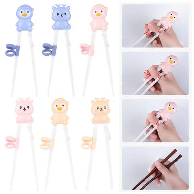 Cute Tableware  Toughness Beginner Chopsticks Training Eating Helper Learning Chopsticks