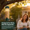 2 Sets Transparent Hanging Finch Feeder Plastic Hanging Bird Feeder  Garden Decoration