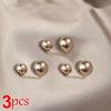 3/6Pcs Double Pearl Brooch Pins Anti-fade Exquisite Elegant Brooches for Women Sweater Cardigan Clip Coat Summer Dress Jewelry