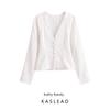 Kaslead New Arrival Women's Clothing Fashion Style Fashion Casual Minimalist Easiest for Match Rope Tops 2010798