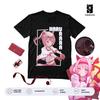 Haru Urara T-Shirt and Kids Tshirt Casekuma | Pink Horse Girl Uma Musume Merch | Never Give Up Tee Otaku Apparel