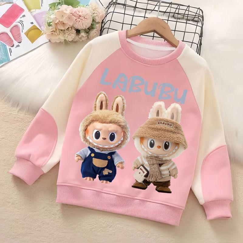 Dětská volná roztomilá mikina s patchworkem, módní kabát s dlouhým rukávem pro chlapce a dívky na jaro a podzim