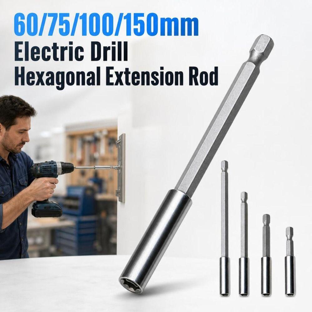Quick Change Electric Drill Connecting Rod Magnetic Drill Bit Extension Rod Power Tool Accessories