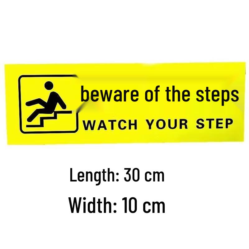 Lijiu Hong Caution Wet Floor & Steps Warning Signs (20-Pack)