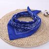 Böhmischer Druck Bandana Haarband für Frauen Mädchen Turban Stirnband Unisex Quadratisches Tuch Taschentuch Haarschmuck