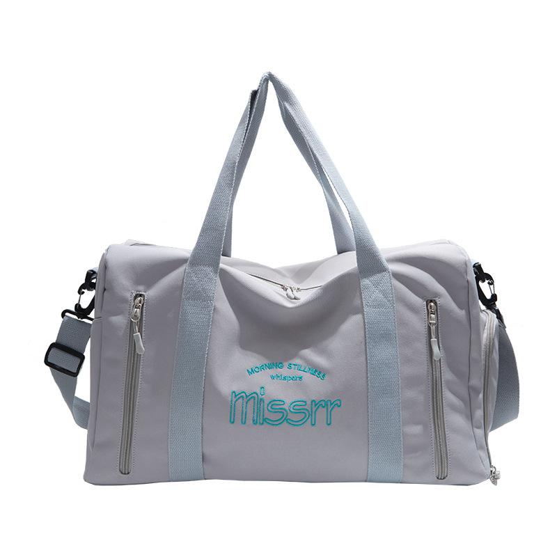Lightweight Travel Bag Dry and Wet Separation Sports Fitness Bag Men's and Women's Outdoor Large-capacity Portable Oblique Span Storage Luggage Bag