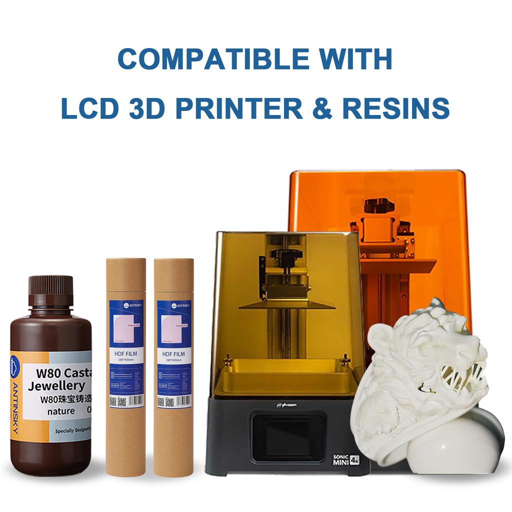 [EU Free Shipping]  Antinsky HDF Film 220*310mm 280*450mm 3D Printer Release Film for Phrozen Elegoo Anycubic Formlabs Creality