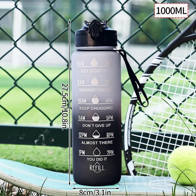 1 Liter Large Capacity Sports Water Bottle Leakproof Bottles Drinking Outdoor Travel Gym Fitness Jugs For Kitchen Cups