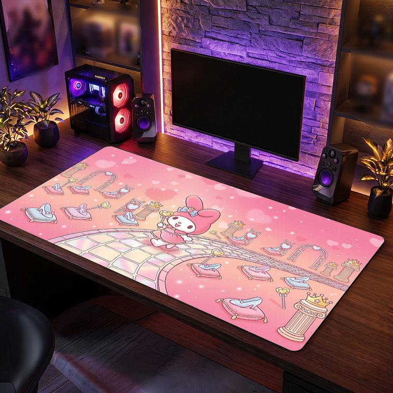 Big Mouse PadMy Melody Extended Soft Desk Mat Gaming Office Computer Table Decor Mat